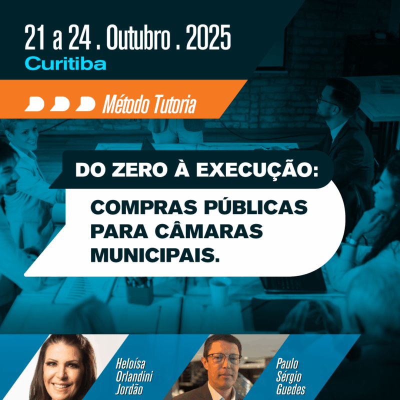 DO ZERO À EXECUÇÃO: COMPRAS PÚBLICAS PARA CÂMARAS MUNICIPAIS.