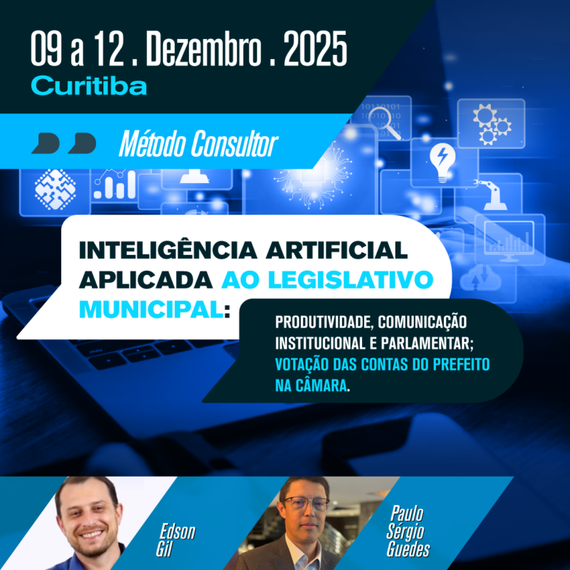 INTELIGÊNCIA ARTIFICIAL APLICADA AO LEGISLATIVO MUNICIPAL: Produtividade, Comunicação Institucional e Parlamentar; Votação das Contas do Prefeito na Câmara.