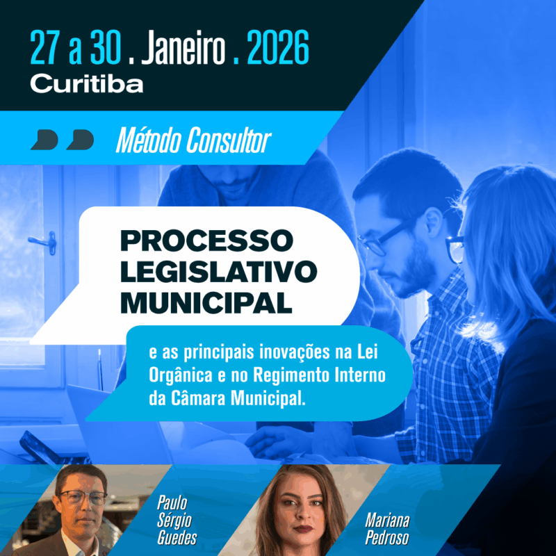 PROCESSO LEGISLATIVO MUNICIPAL e as principais inovações na Lei Orgânica e no Regimento Interno da Câmara Municipal.