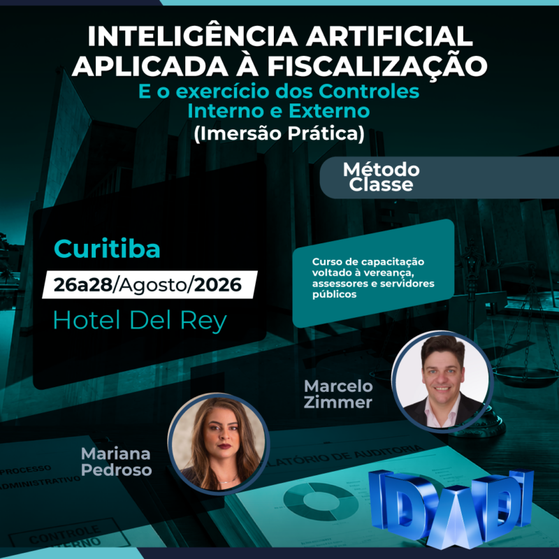 INTELIGÊNCIA ARTIFICIAL APLICADA À FISCALIZAÇÃO (Imersão Prática). E o exercício dos Controles Interno e Externo.