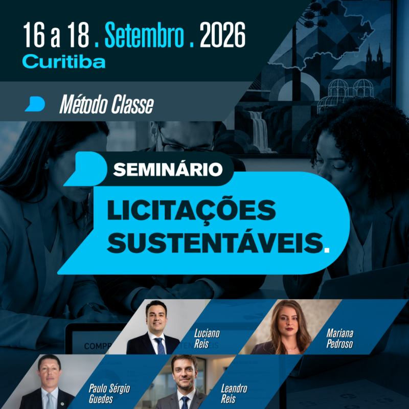 SEMINÁRIO LICITAÇÕES SUSTENTÁVEIS.