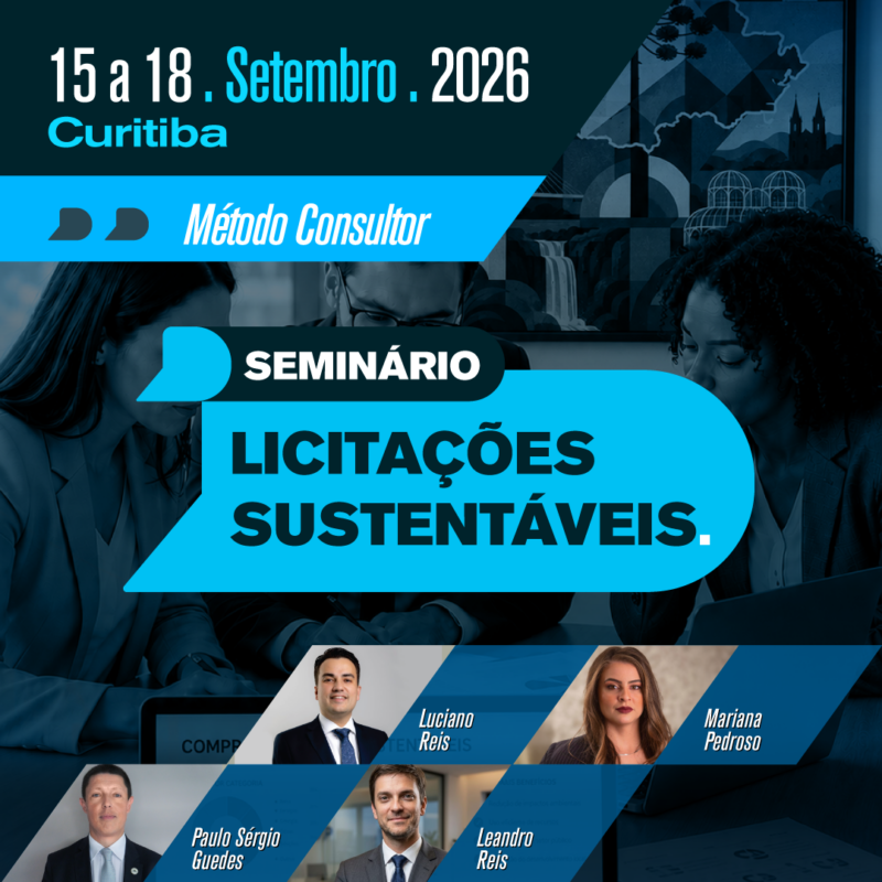 SEMINÁRIO LICITAÇÕES SUSTENTÁVEIS.