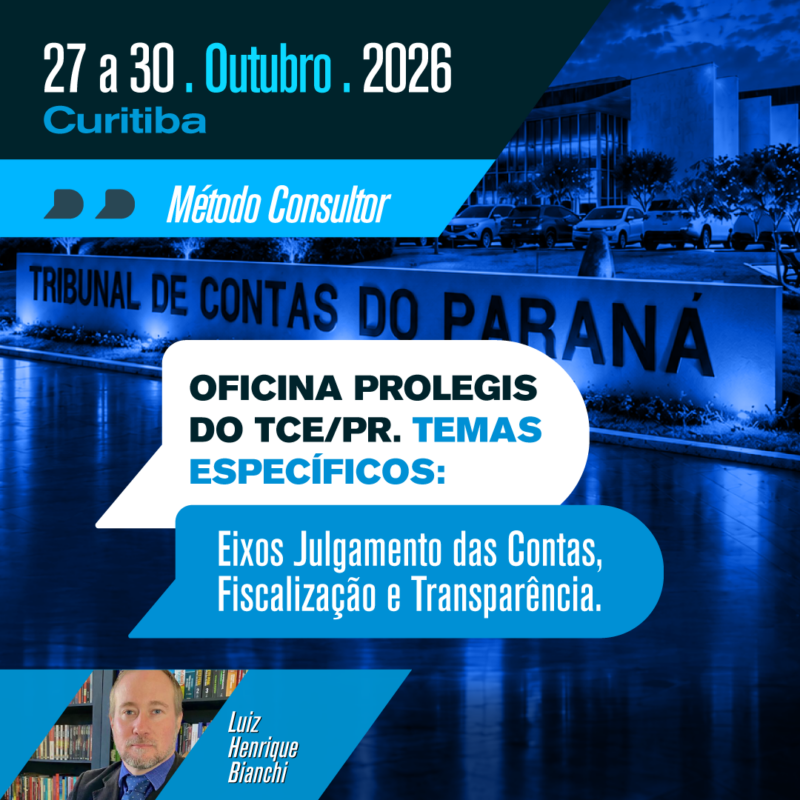 OFICINA PROLEGIS do TCE/PR. Temas específicos: Eixos Julgamento das Contas, Fiscalização e Transparência.