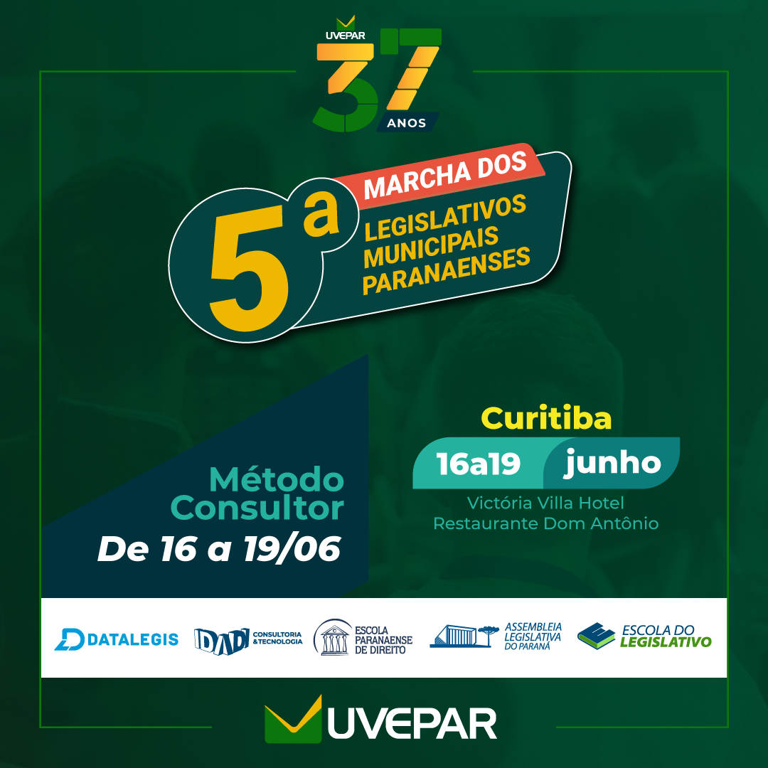 5ª MARCHA DOS LEGISLATIVOS MUNICIPAIS PARANAENSES.