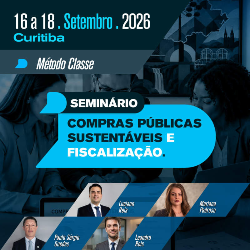SEMINÁRIO COMPRAS PÚBLICAS SUSTENTÁVEIS E FISCALIZAÇÃO.