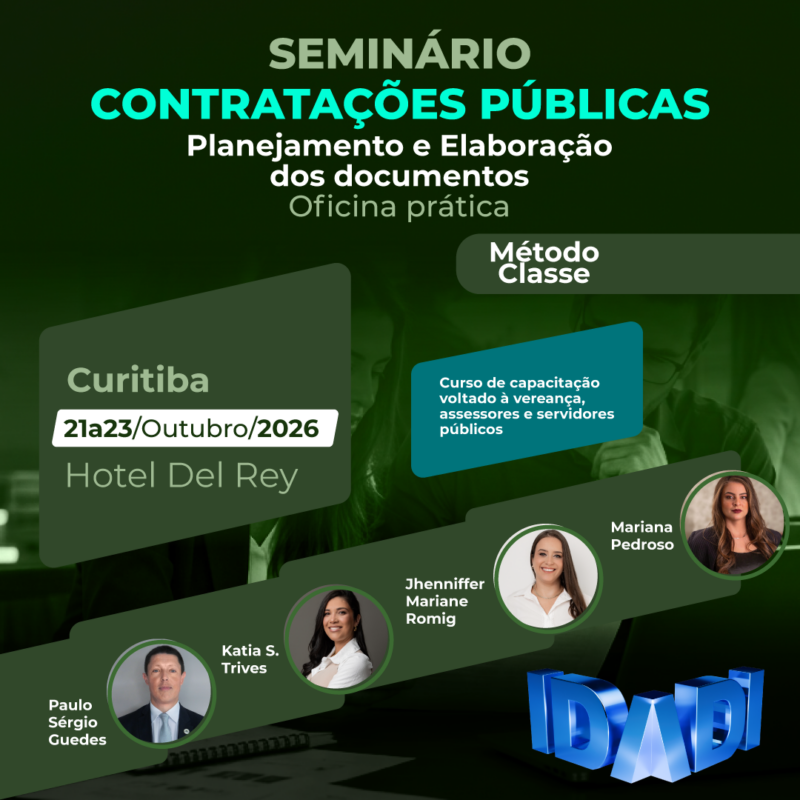 SEMINÁRIO CONTRATAÇÕES PÚBLICAS. Planejamento e Elaboração dos documentos. Oficina prática.