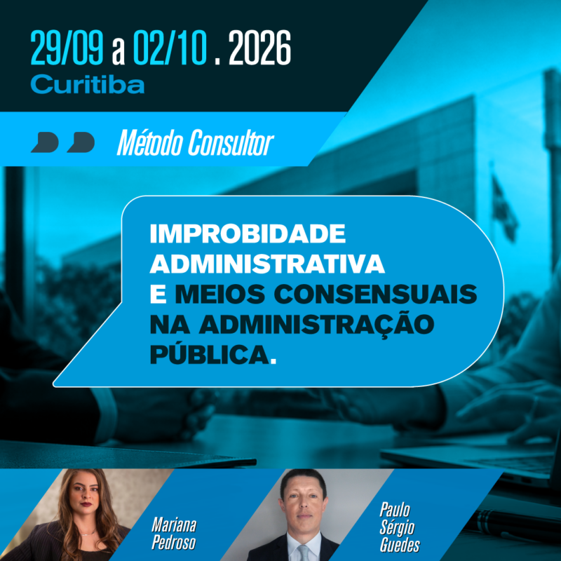 IMPROBIDADE ADMINISTRATIVA E MEIOS CONSENSUAIS NA ADMINISTRAÇÃO PÚBLICA.